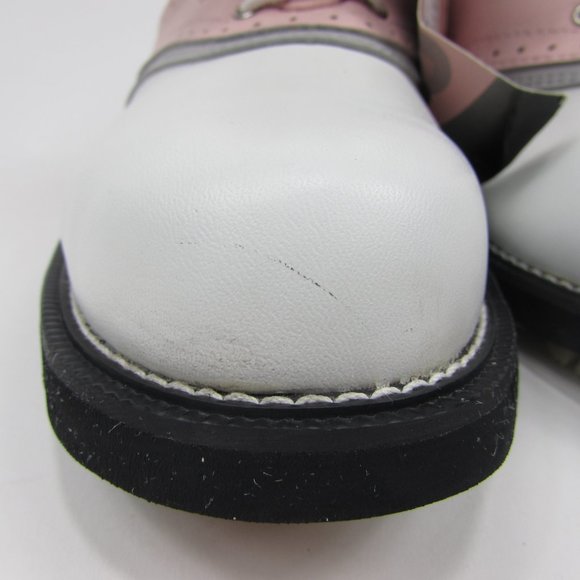 Top Flite Soft Spike Golf Shoes Women's Sz7.5 Pink & White - Picture 9 of 13